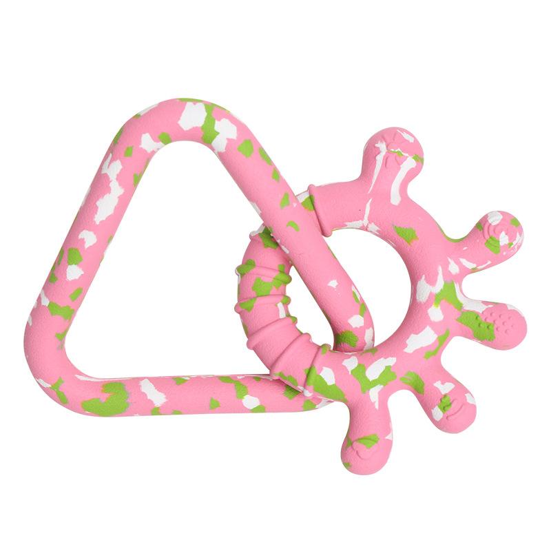 Tough Camouflage Rubber Ring Toy for Aggressive Chewers - Indestructible Dog Tug Toy for Teething Relief & Dental Care, Interactive Fetch & Training Tool for Large Dogs silicone feeder cats puppy gift surprise Strawberry Shortcake Bat Dragon Plush