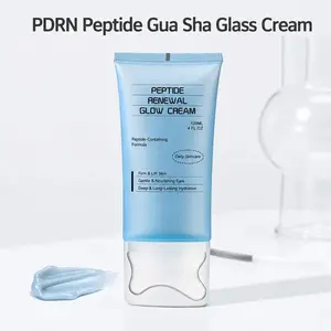 PDRN Peptide Gua Sha Lifting Gel Cream for Jawline Definition, Face Sculpting, Firming & Elasticity Care for Dry and Sagging Skin, Glass Skin Glow, At-Home Facial Care | Korean Skincare