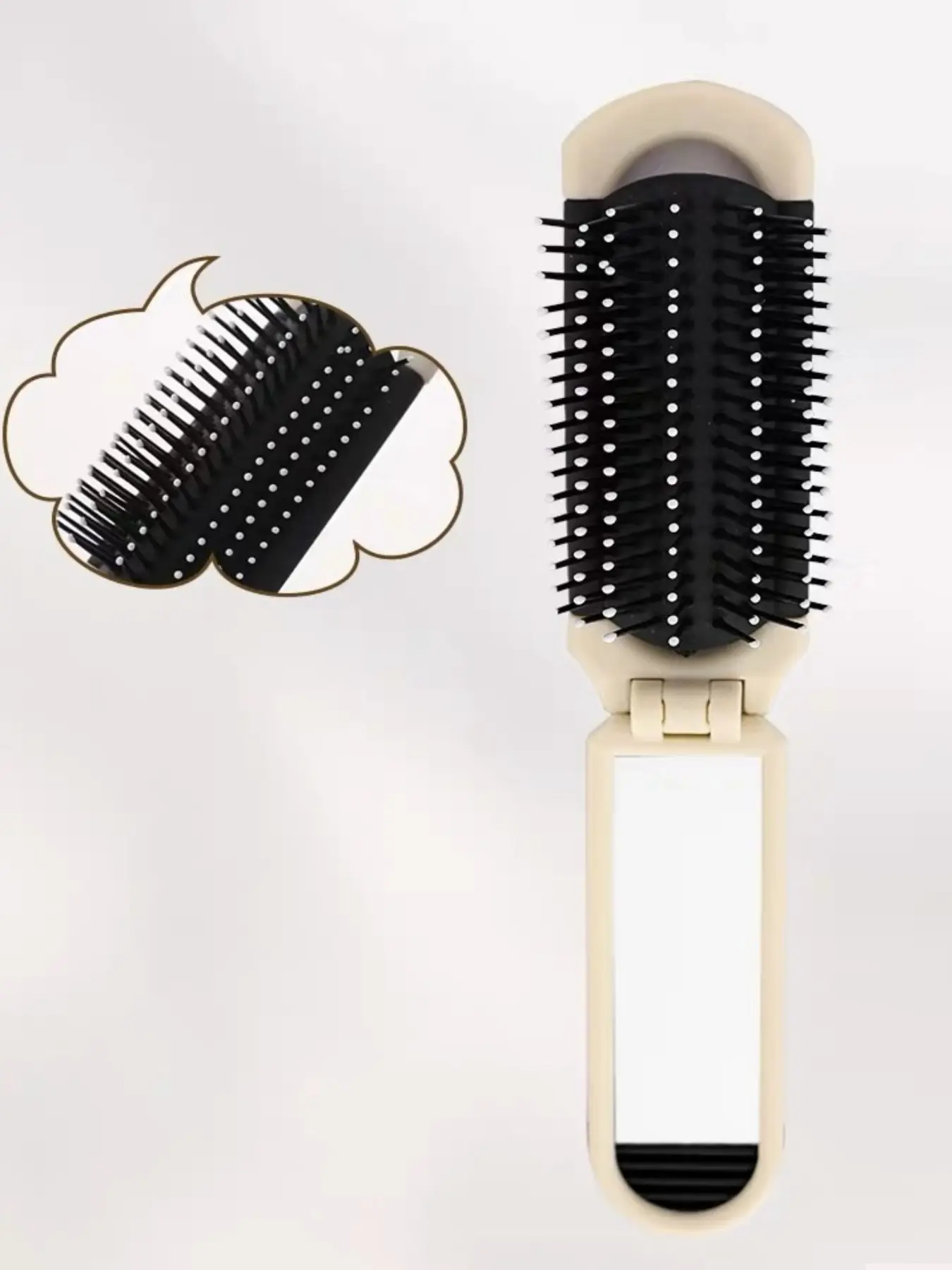 Portable Folding Pocket Hair Comb, Hair Styling Comb, Hair Detangling Comb, Hair Care Comb for Women, Girls, Men, Stylists, Barber, Foldable Comb, Grooming Comb