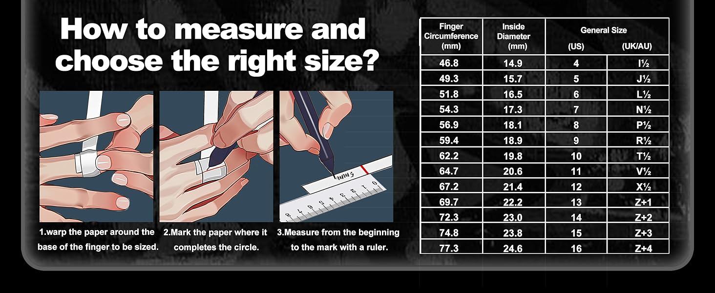 CASSIECA 8 Pcs Stainless Steel Rings for Men High Polished Mens Band Wedding Engagement Fidget Rings Vintage Spinning Rings Size 7-13 Men's Accessories