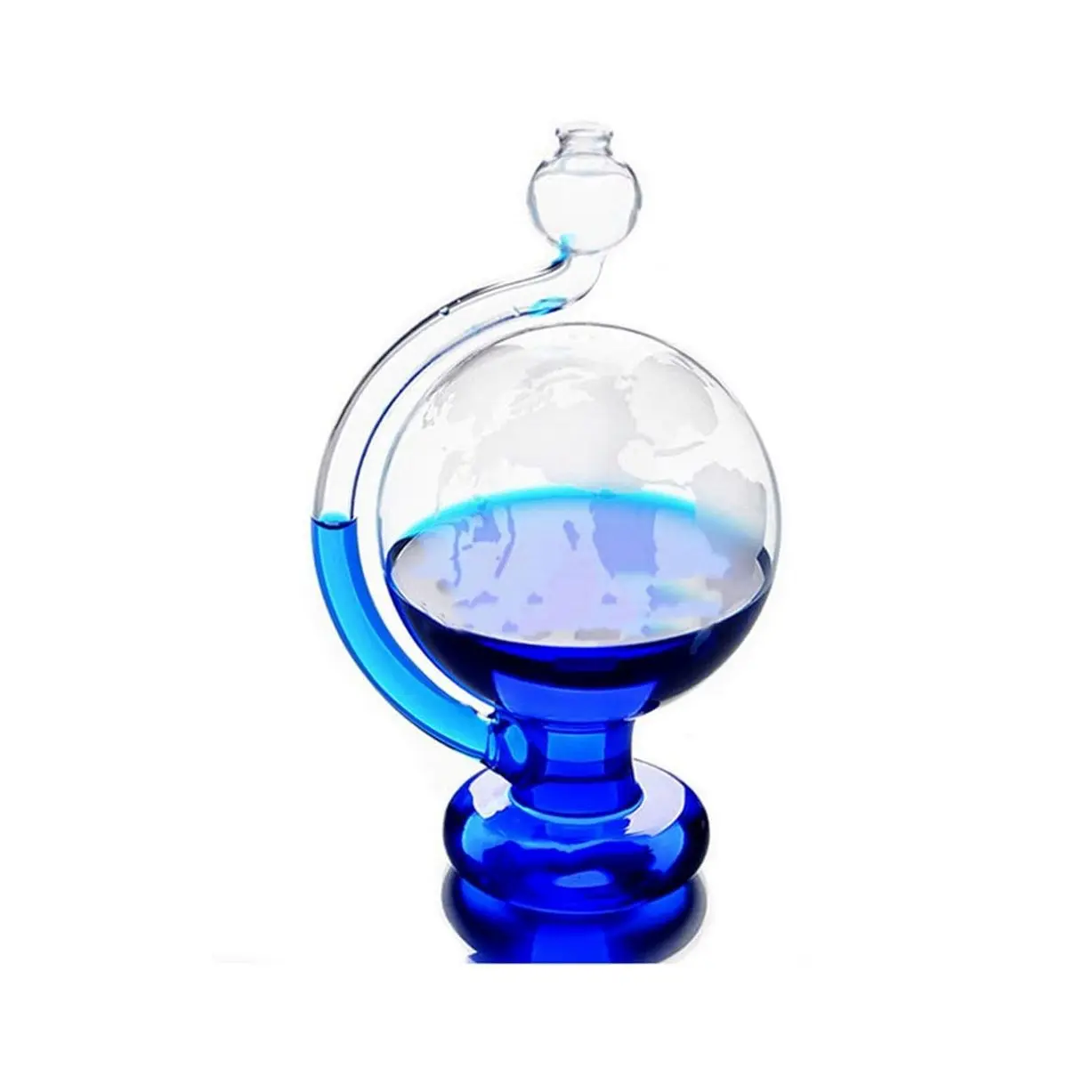 Transparent Storm Glass Weather Forecaster - DIY Predictive Forecasting Tool, Liquid Crystal Indoor Desktop Ornament, Child-Friendly Home Decor & Gift, Home Ornament