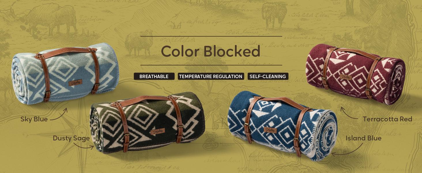 100% Wool Blanket, 62" x 86", Warm, Thick, Washable, Military Wool Blanket, Great for Camping, Outdoors, Sporting Events, Kits 100% Wool Blanket, 62" x 86", Warm, Thick, Washable, Military Wool Blanket, Great for Camping, Outdoors, Sporting Events, Kits