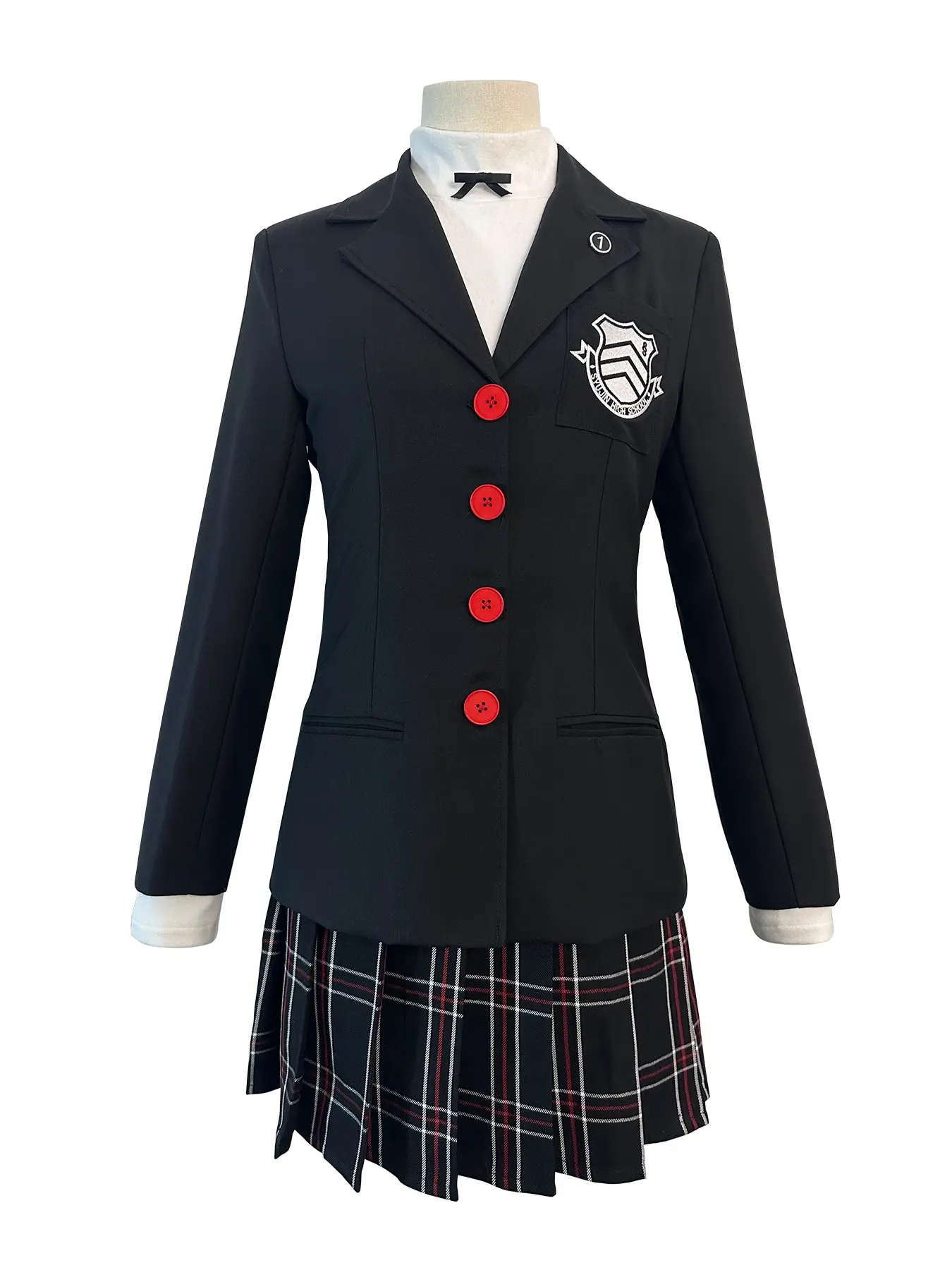 HOLOUN P5 Game Kasumi Yoshizawa Cosplay Costume School Uniform Daily Wear Halloween Christmas Party
