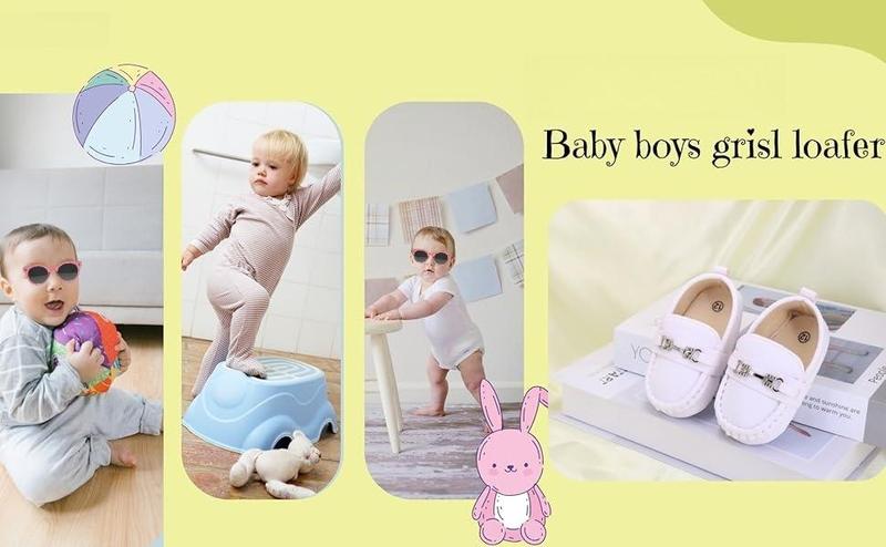 L-A6   Baby Loafers for Girls and Boys: Classic Prewalker & Crib Dress Shoes