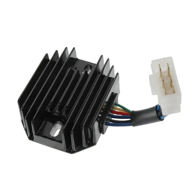 FridayParts Kubota Excavator KH35 KH36 KH41 12V Voltage Rectifier Regulator 6 Wire 19267-64601