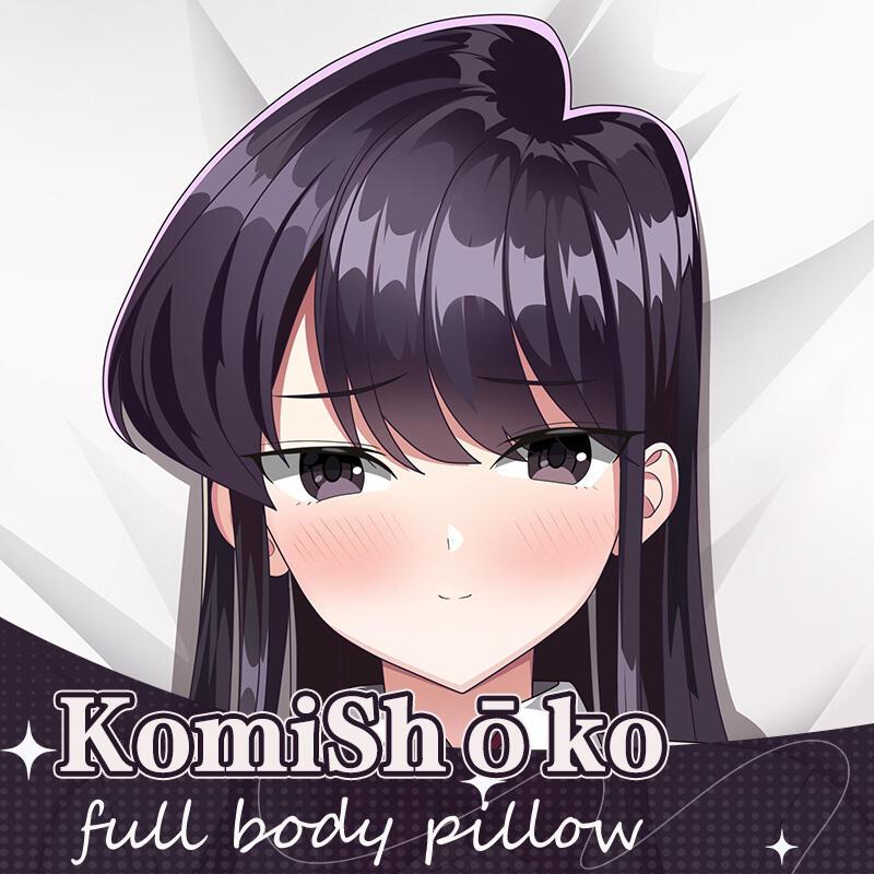 Anime Dakimakura Japanese Otaku Waifu Life Size Doublesided Print Hugging Body Pillov Cover Komi Can't Communicate Komi Shōko