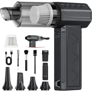 Duster,150000RPM Electric Air Duster, Vacuum Cleaner & Bag Vacuum 3-in-1, Rechargeable with 3-Gear Adjustable Wind Speed for Keyboard,,, and Storage Bag Sealing