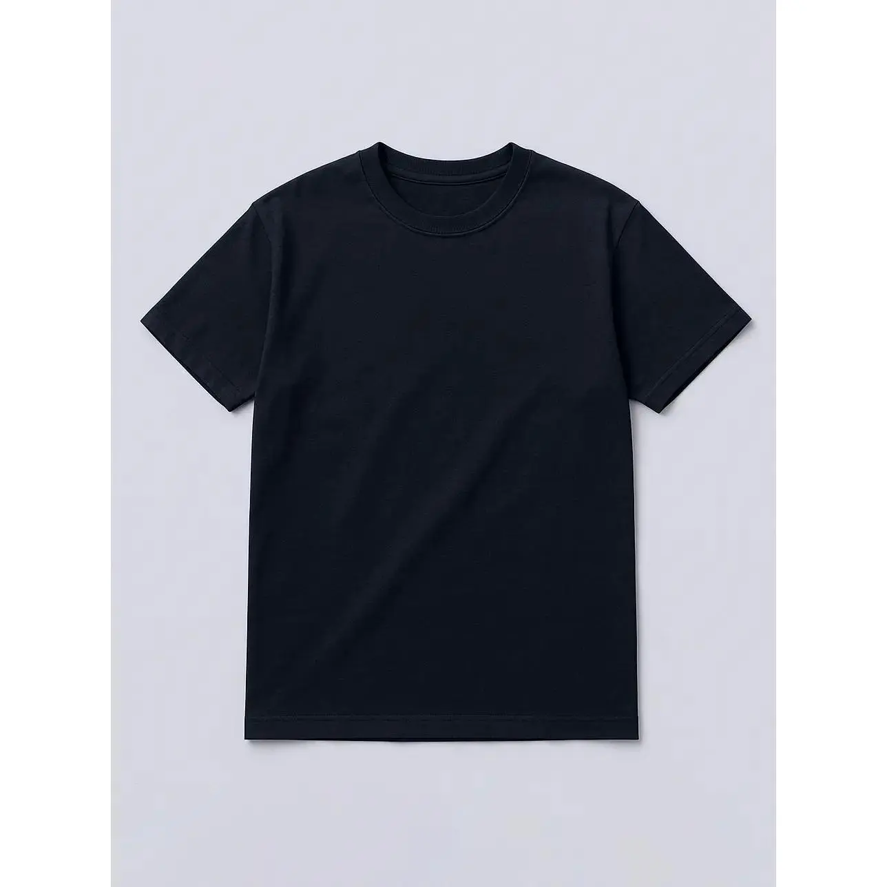 Unisex Smooth Seamless Soft Cotton Sports Top - Round Neck, Casual Fit, Lightweight, Machine Washable Clothes for Sports & Outdoor Activities