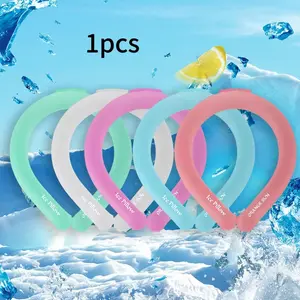 Ice Cool Neck Band for Summer, Cooling Ice Necklace, Refreshing Neck Cooler, Neck Ice Pack, 1 Piece, Perfect for Hot Weather Relief
