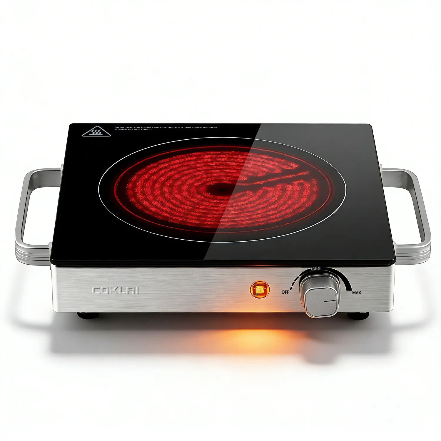 COKLAI Portable Electric Stove Single Hot Plate with Temperature Control Stainless Steel Easy Clean Design for Kitchens Dorms & Camping Top Touch electric hot plate countertop burner estufa  electrica Double Burner Cast-Iron Induction Countertop Range