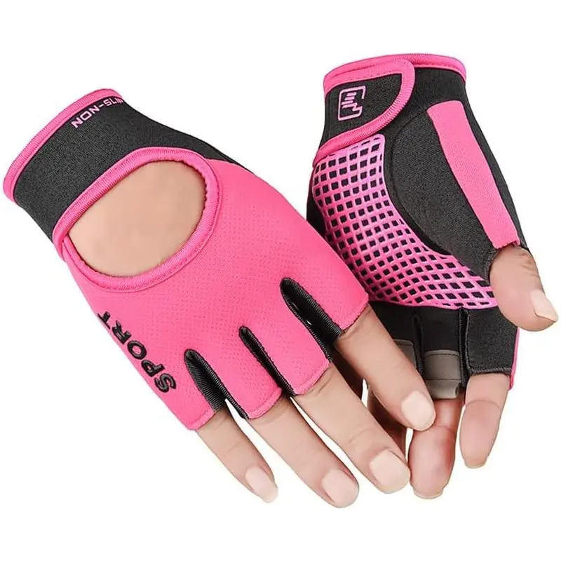 Men & Women Workout Gloves Breathable Fitness Gloves Weight Lifting Gym |     Breathable workout gloves for men women with anti-slip grip, perfect for weight lifting, gym training and fitness workouts