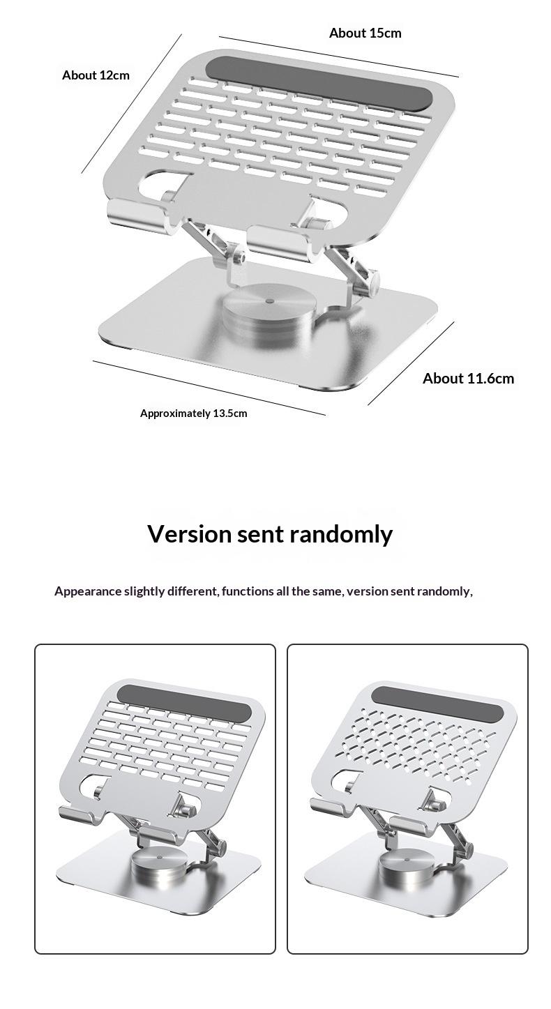 Desktop holder, mobile phone tablet, computer holder 360-degree rotating metal, high-end lazy live broadcast drama chasing artifact
