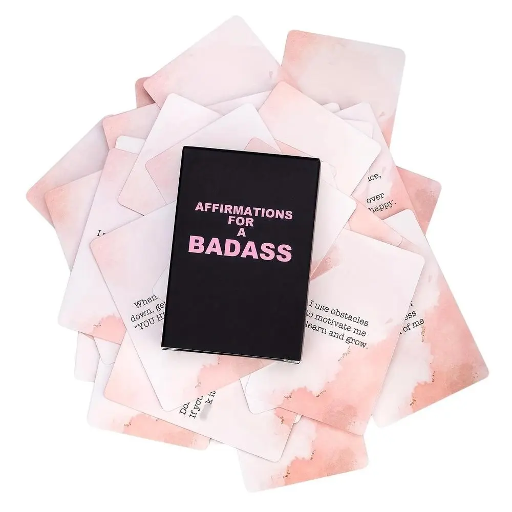 Cool Inspirational Cards for Women, Daily Motivation Cards, Self-Love and Mindfulness, Adult Meditation Cards, Gift for Women and Friends
