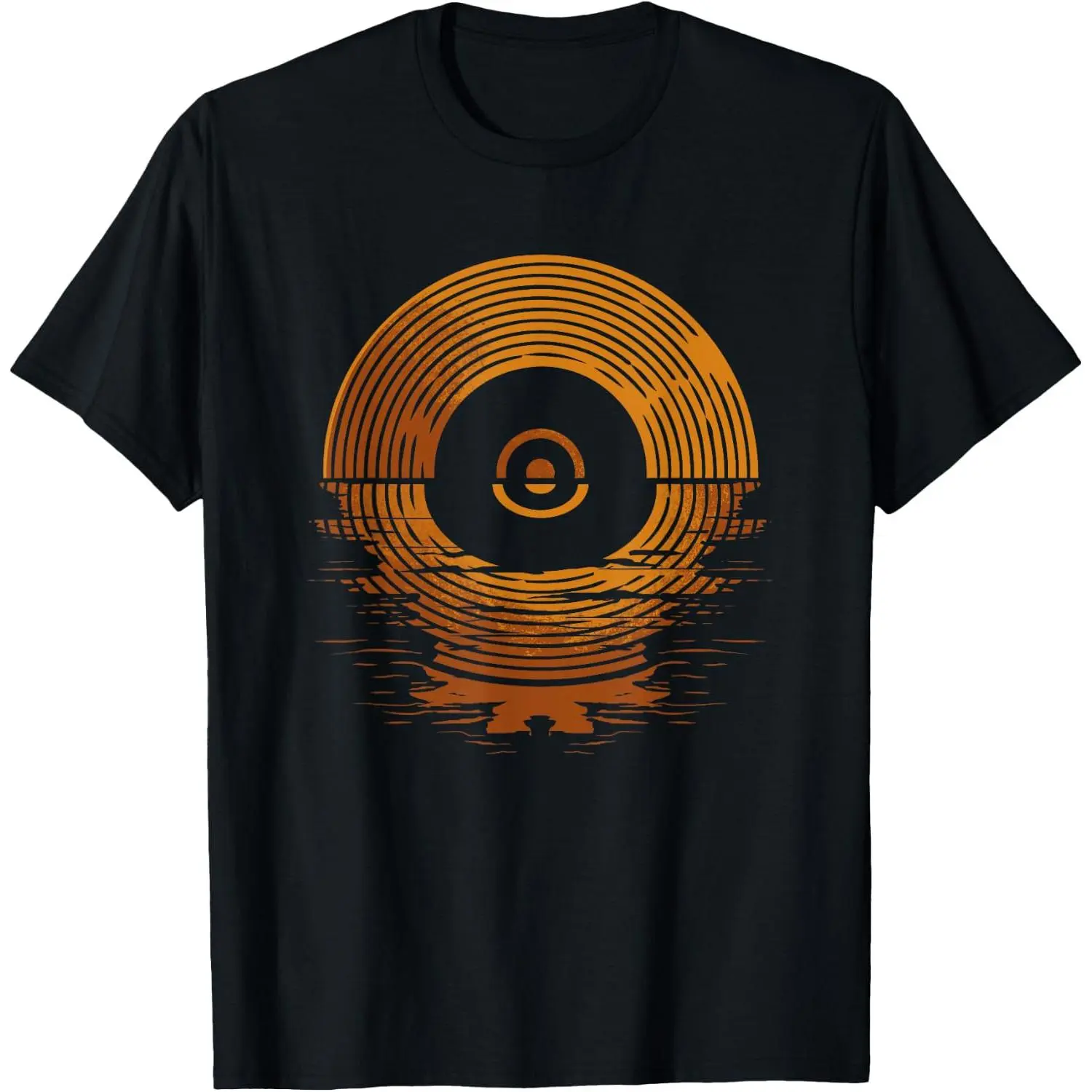 Vinyl LP Records - Sunset Vinyl Graphic T-Shirt