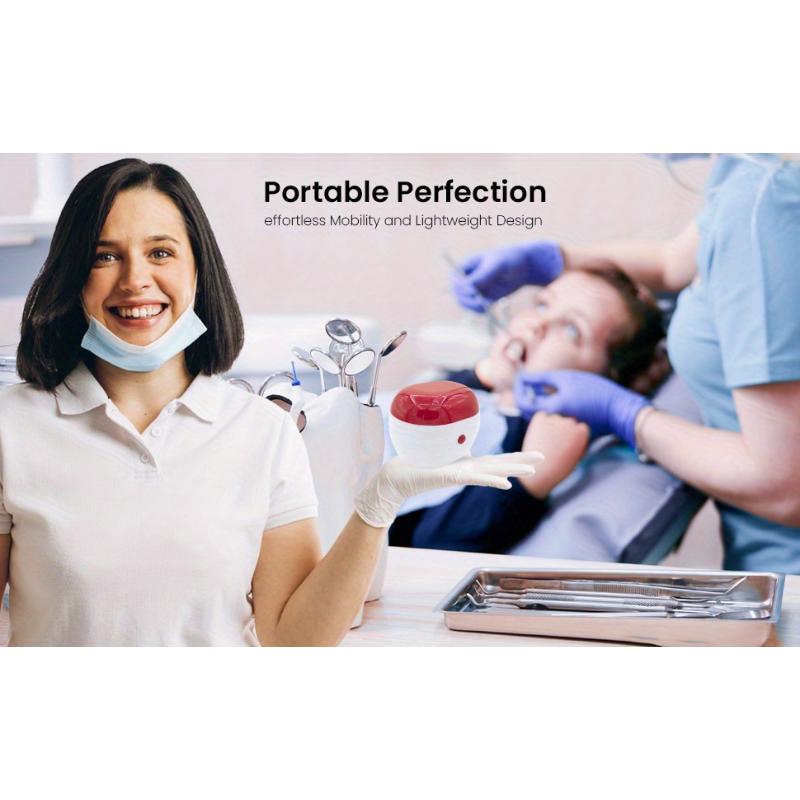 The Most Thoughtful Automatic Denture Cleaning Case with Filter, Portable and Effortlessly Clean and Protect Dentures, Braces, and Retainers