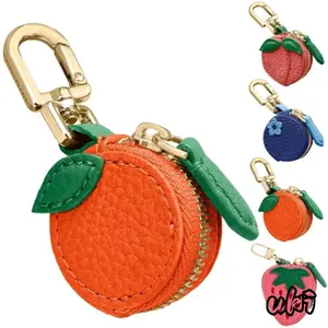Cute Fruit-Shaped Pendant Keychains - Bag Charms, Multipurpose Luggage & Bag Accessories for Handbag/Backpack Decoration, Compact Mini Ornaments for Fruit Enthusiasts’ Holiday Gifting & Casual Matching