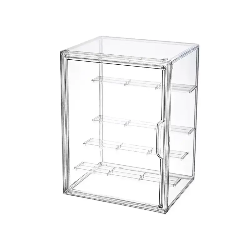 Large Transparent Makeup Storage Box, Cosmetic Storage Box, Acrylic Display Cabinet, Space-Saving Organizer, Ideal for Collectibles, Toys, Jewelry, Gifts