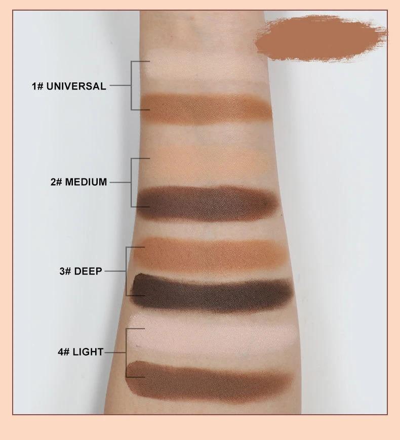 Bronze-colored cream and powder palette