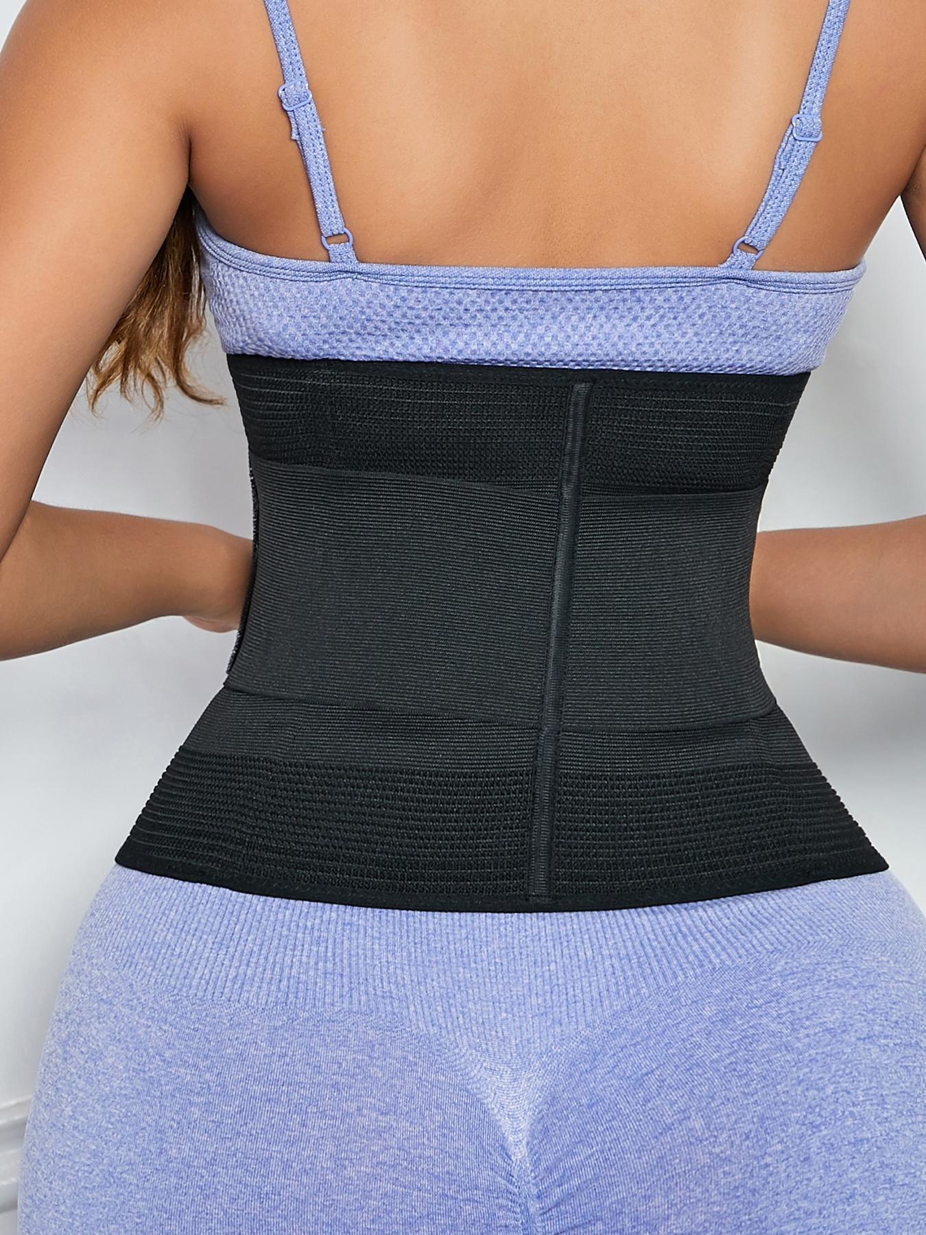 Women's Adjustable Hook & Eye Waist Trainer, Basic Solid Color Tummy Control Shaper for Daily Use, Back To School Fall Wear, Waist Cincher for Women, 2000s Wear Wear Para Brunch