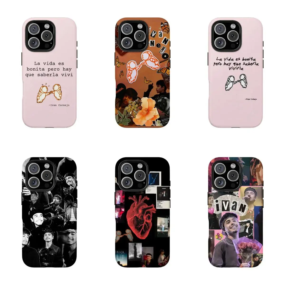 Ivan Cornejo Mirada Tough Cellphone Case - Durable Shock-Resistant Shell Casing, Compatible with iPhone 17 Pro Max,16,15,14,13,12,11 & Samsung Galaxy S21-S25, Ideal Gift for Music Lovers (Mobile Phone Accessories), Smartphone, Protection