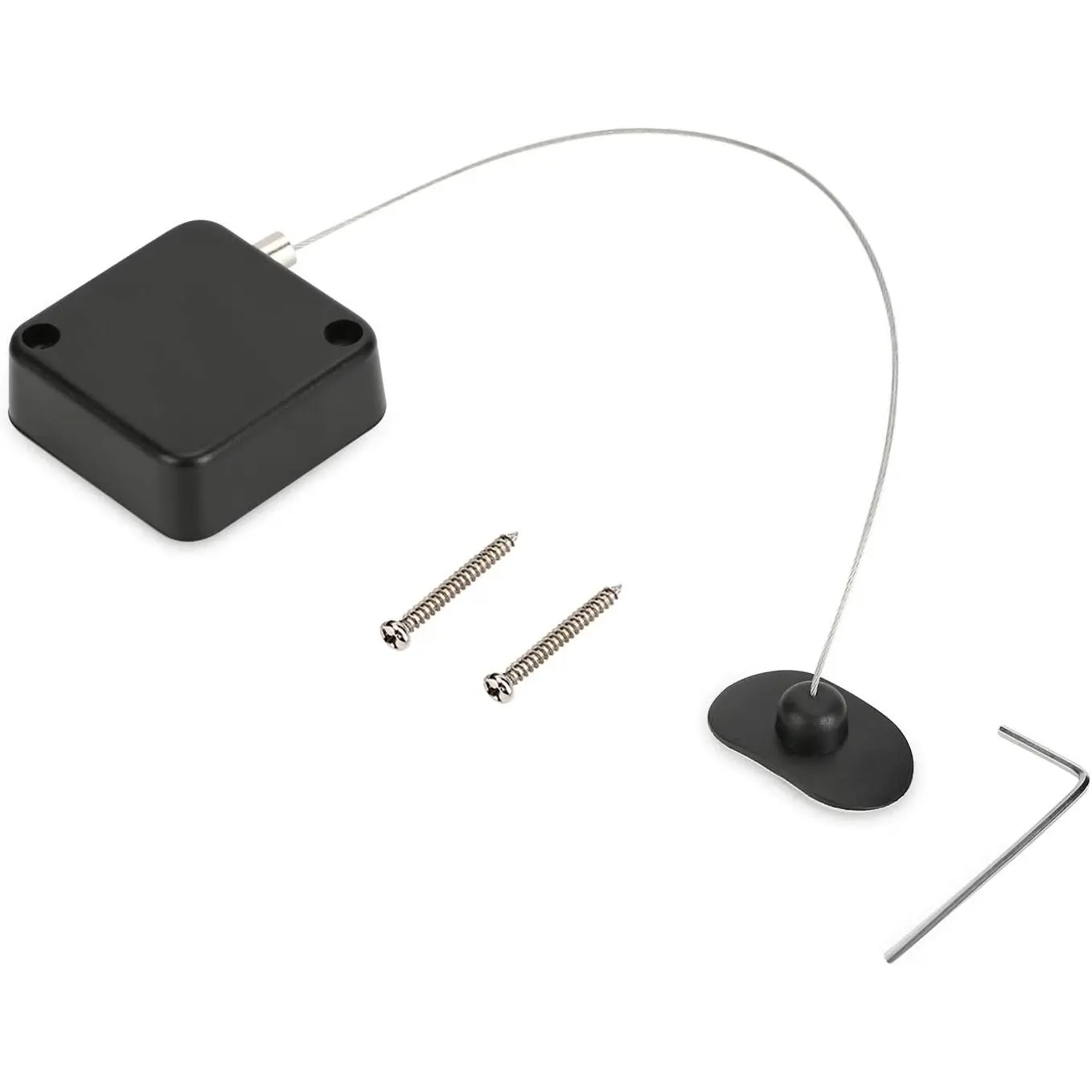 LORADAR Retractable  Lock with Double-Sided Adhesive, Remote Control  Lock, Remote Control Anti-Lost Rope for TV, DVD, Hardware  Lock ,No  Searching for The TV Remote