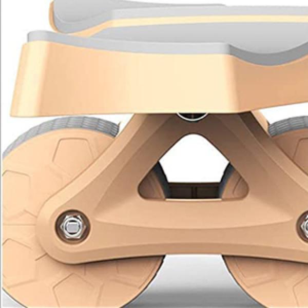 Ab Roller Wheel,with Timer Automatic Rebound Abdominal Wheel,Elbow Support Abs Roller Wheel Core Exercise Equipment