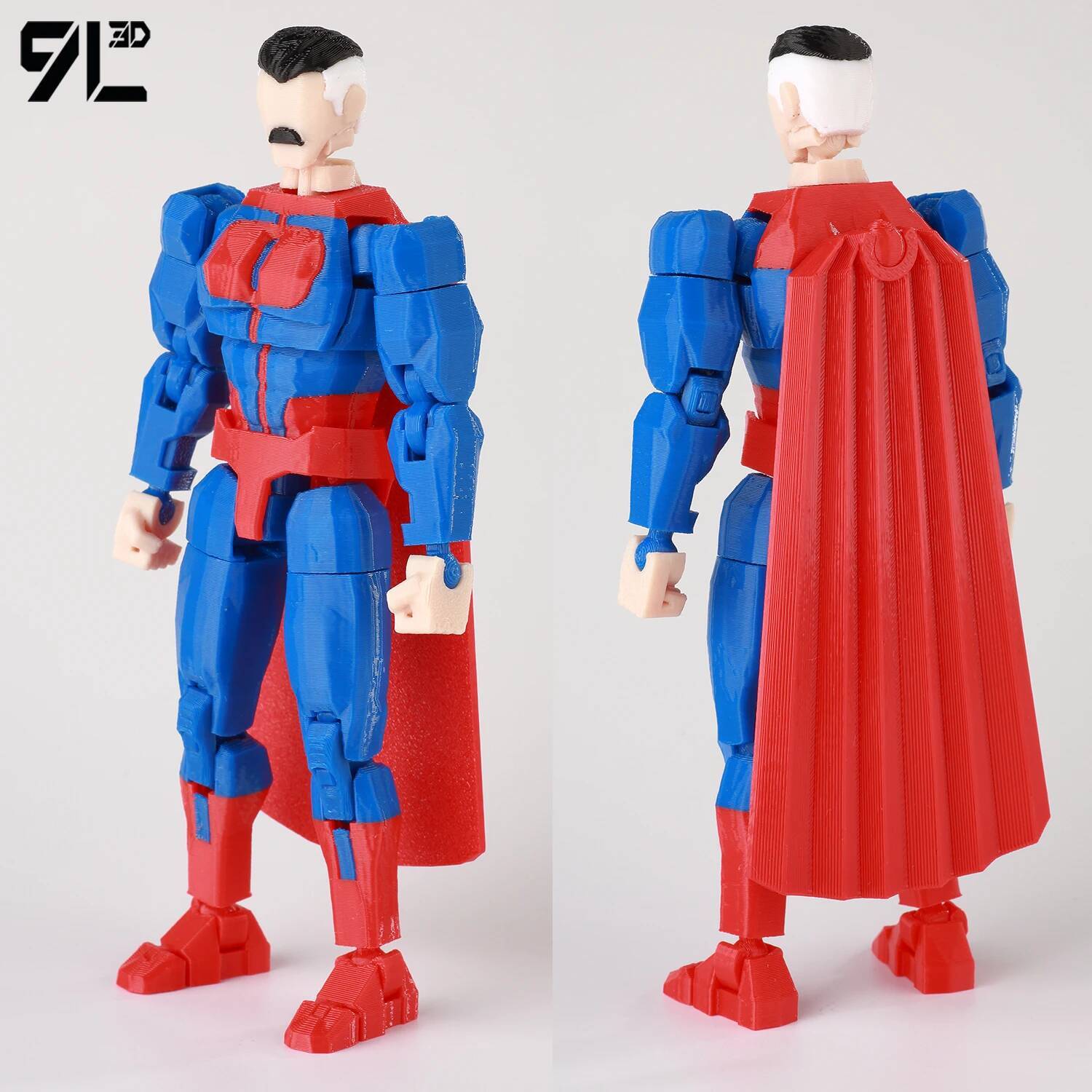 9L3D Printed Dummy 13 Lucky 13 T13 Invincible Omni Warrior  Articulated American Comic Collectible For Your Desk Gift For Friend
