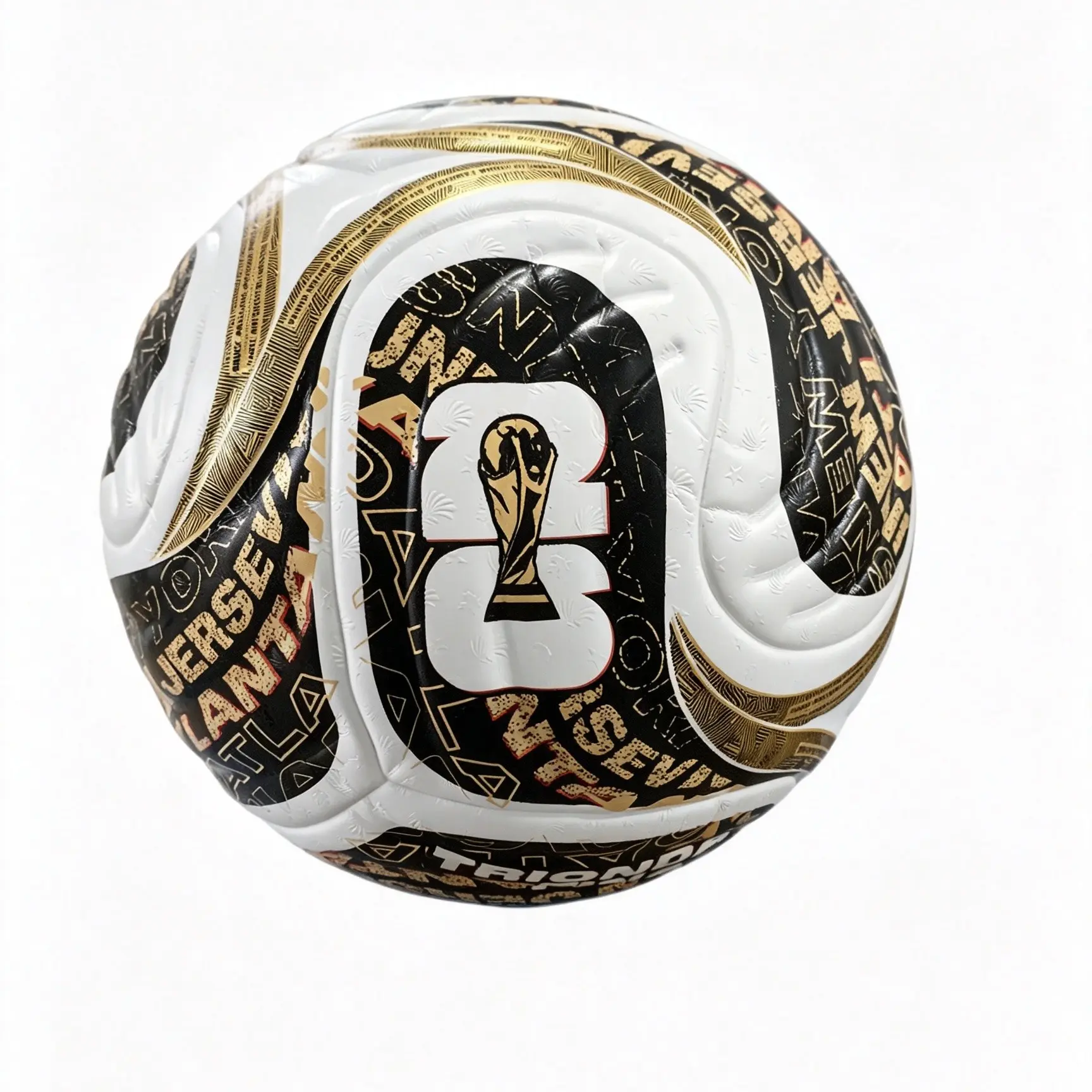 5-Number Training Soccer Ball, Waterproof Durable PU Material, National Team Colorway, Trendy Print, Sports Gift, Fan Use, Soccer Trainer Ball