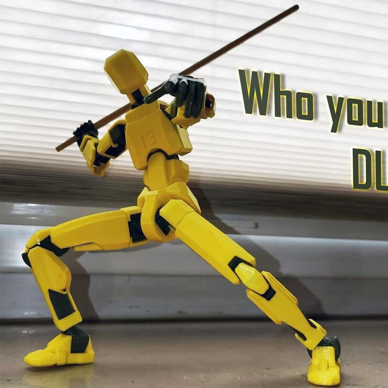 1PC 13 Joints Figure Articulate Movable Dummy Doll Diy Assembly Toy 3D Printed Action Figure Stop Motion Animation Dummy