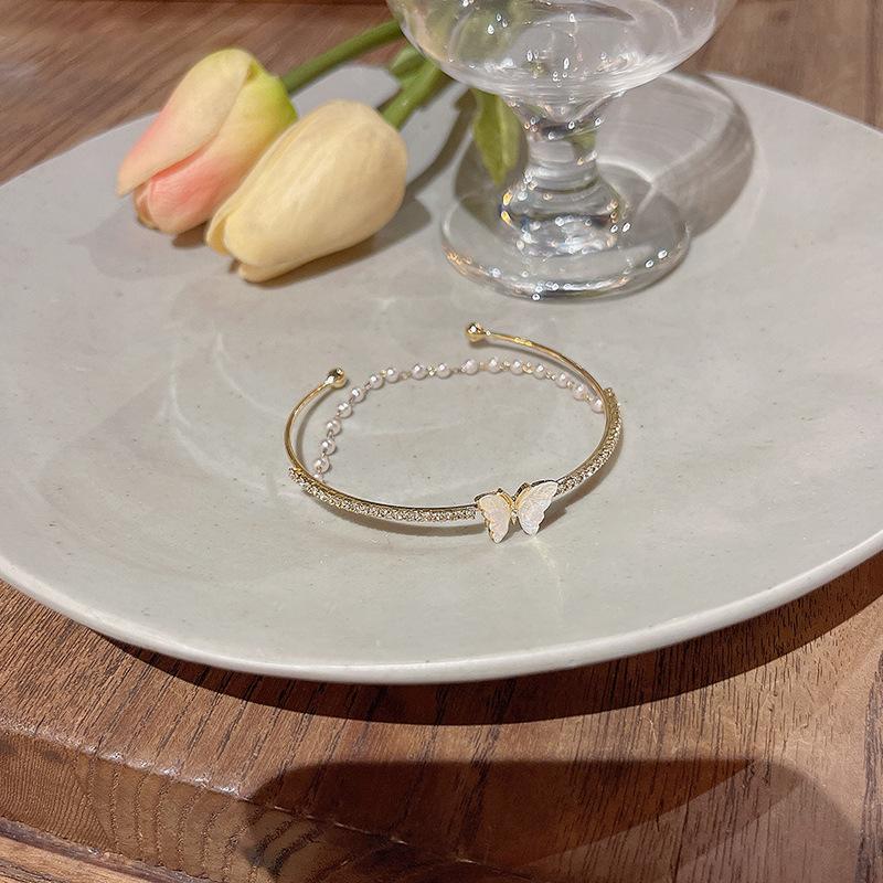 Exquisite Opal Tulip Zircon Bracelet for Women Fashionable Personalized Daily Accessory Party Jewelry Birthday Anniversary Gifts