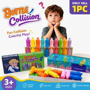 Educational Logic Game Toy, Fun Tabletop Bottle Color Guess Challenge, Memory Matching Interactive Toy for Kids 3-12 Years, Party & Friends Play