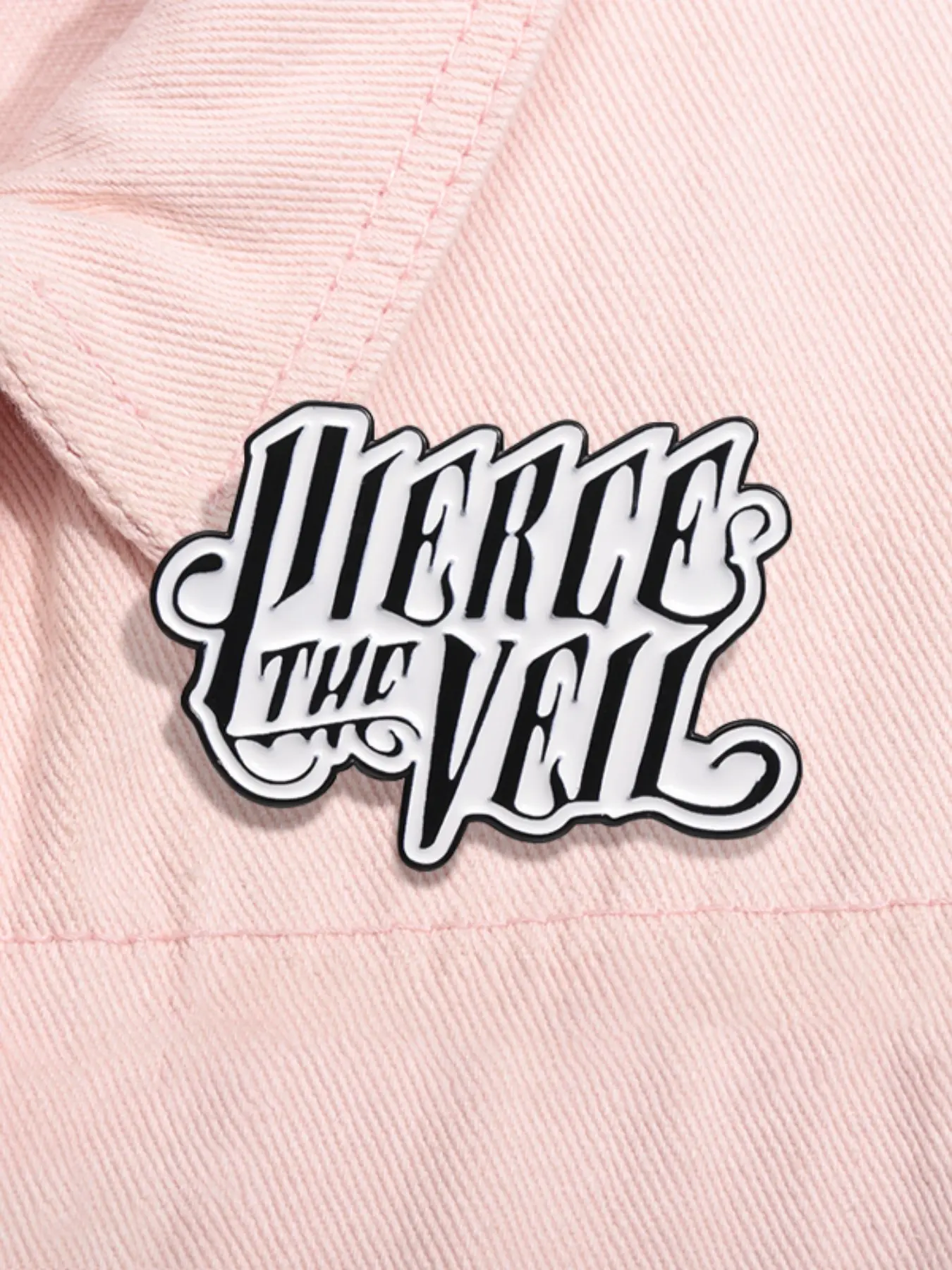 Pierce the Veil Enamel Lapel Brooch, American Santiago Post-Hardcore Rock Band Creative Alloy Badge, Fashion Accessory for Backpacks and Clothes