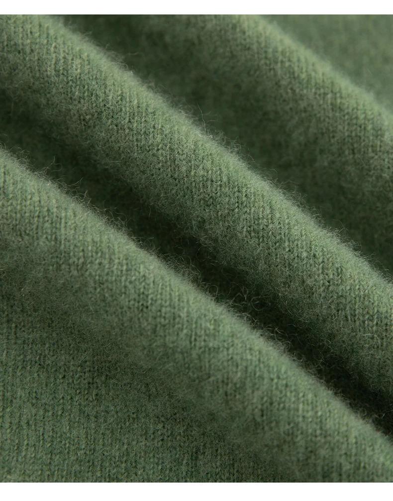 Men's Turtleneck Wool Sweater Men  Autumn and Winter Large Size Loose Knitted Sweater Keep Warm Top Men Jumper