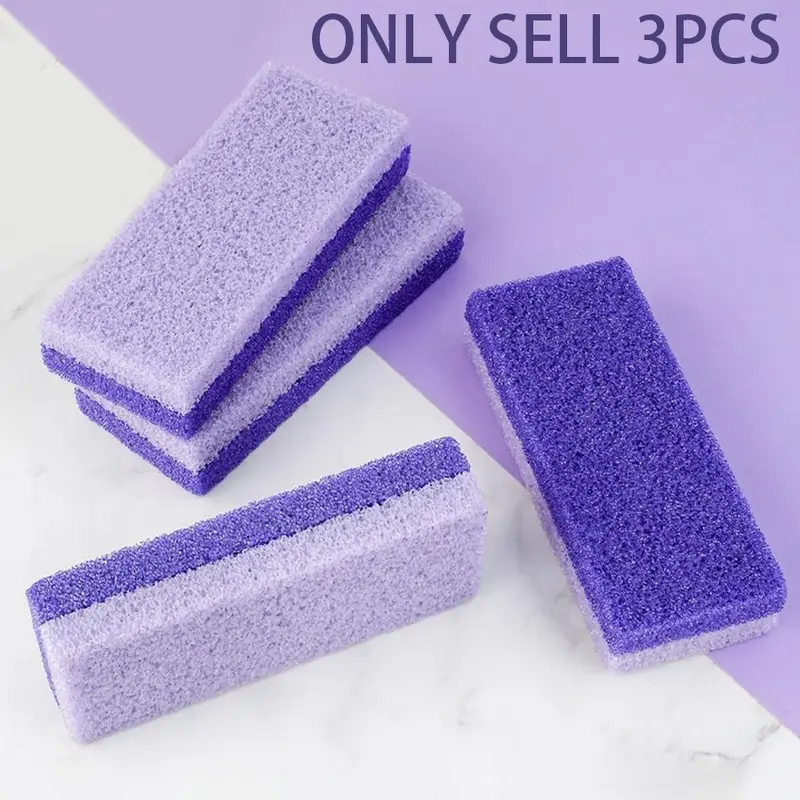 3Pcs Reusable Foot Pumice Stones, Dual-Sided Sponge Stone, Foot Care Tool, Foot Care Product, Pedicure Tools, Pedicure Stones Set, Foot File, Dead Skin Removal, Pedicure and Nail Trimming Kit, Foot Pumice Stone For Feet