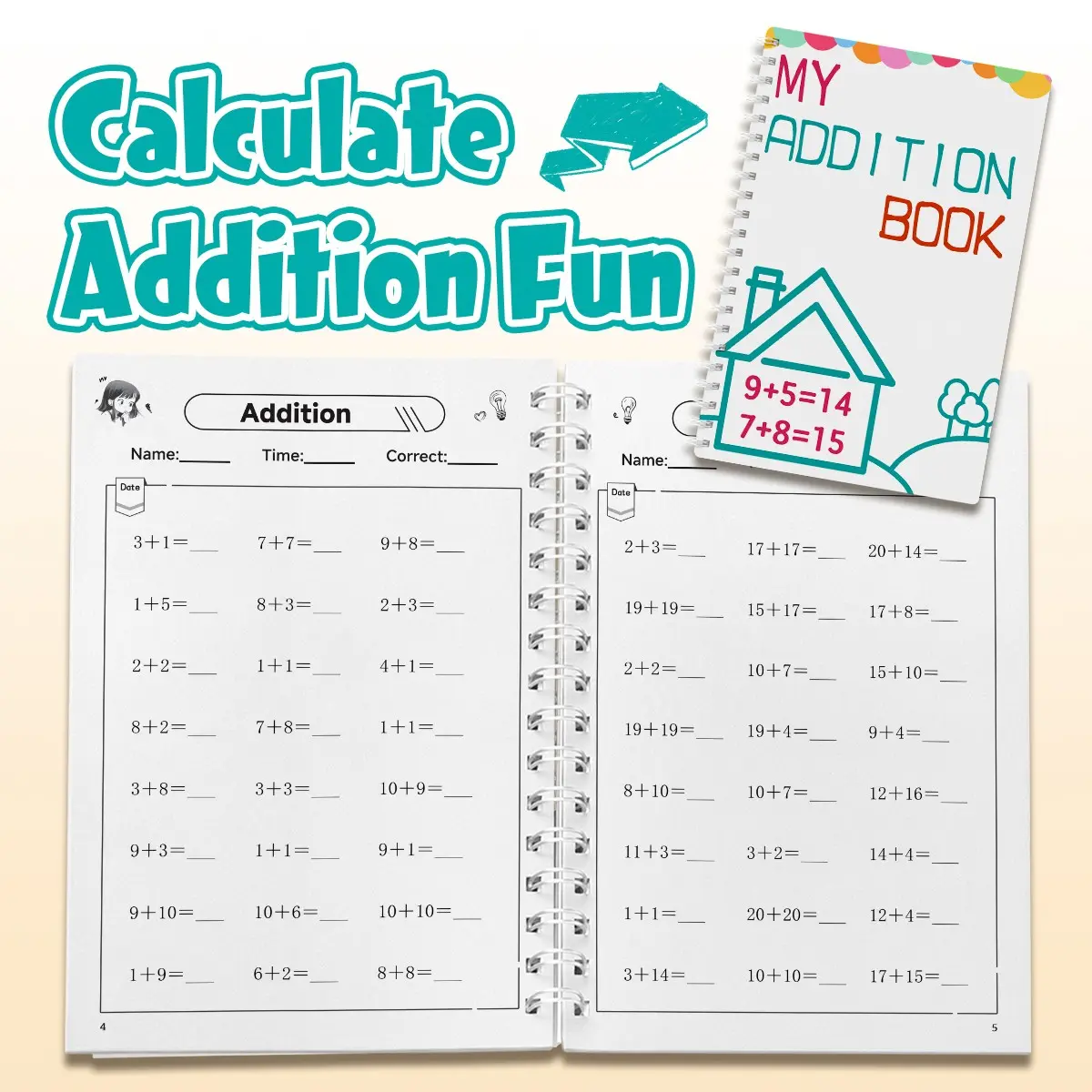 Two-Digit Multiplication Practice Book, Essential Math Learning Tool, Skill Enhancement, Back-To-School Christmas Math Helper