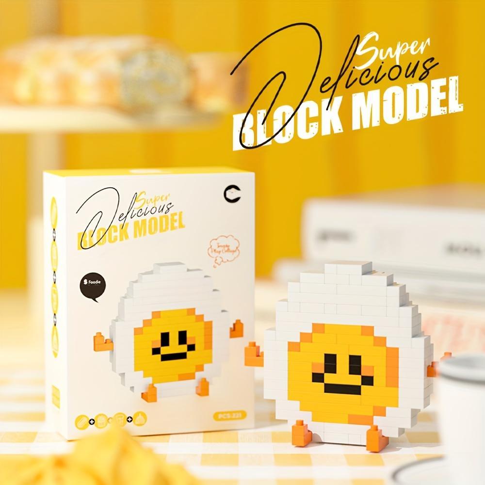 Food Design Assembly Building Blocks Toy, 1 Box Creative Building Blocks Toy, Educational Blocks Building Toy for Teenagers and Adults #GLOBAL PICKS