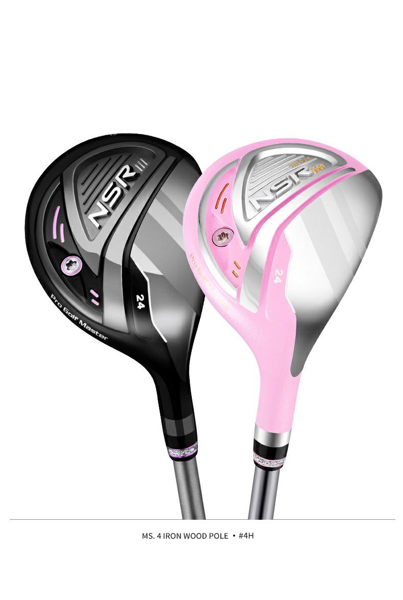 Women's Golf Clubs: Titanium Driver (No.1) and Fairway Woods (No.3 & 5) - Carbon Shafts, High-COR Design