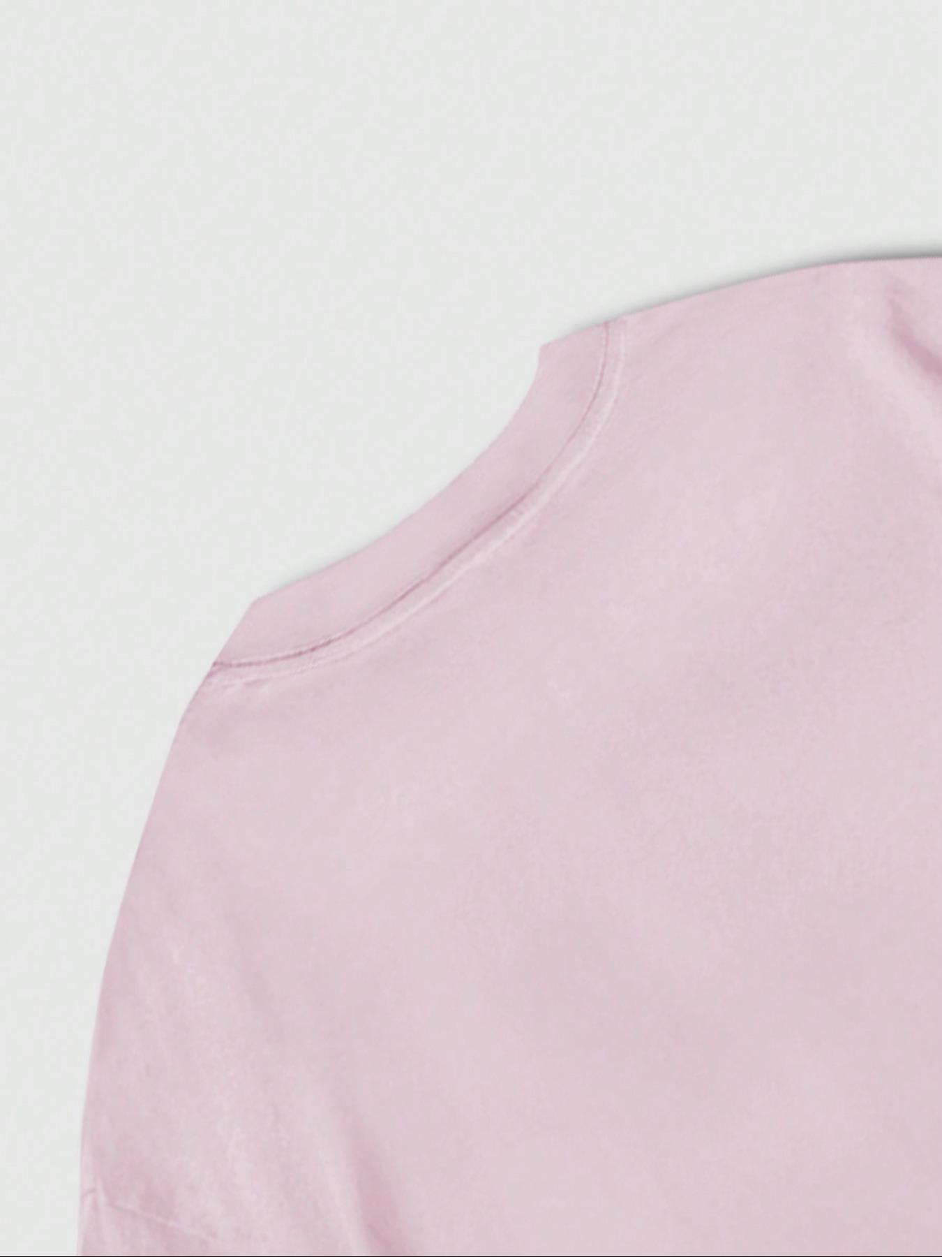 Unisex's Star Print Round Neck Tee, Casual Comfy Tee, Regular Fit Casual Fashion Short Sleeve T-shirt for Summer, Unisex Top for Daily Wear, Women