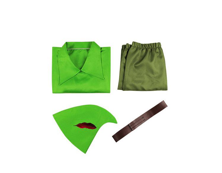 Classic Fairy Tale Inspired Cosplay Outfit Retro Vintage Style Costume for Role Play Dress Up Halloween Party Carnival Stage Performance Comfortable Green Fabric Full Set with Hat for Adults & Kids