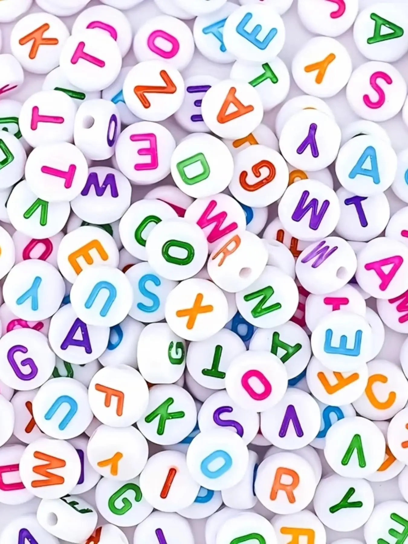 1000pcs Acrylic Letter Beads A-Z with Heart Charms, DIY Jewelry Making Supplies, Handmade Bracelet Necklace Keychain Accessories