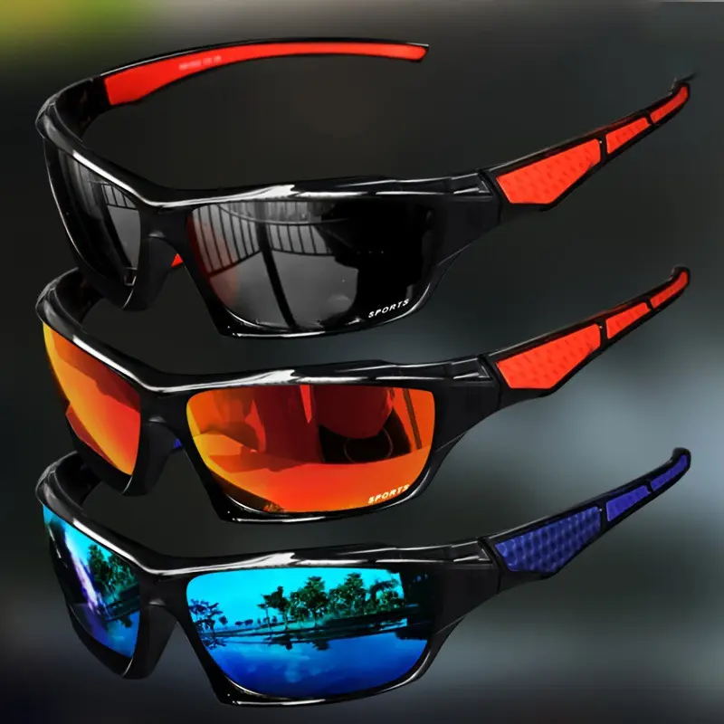 Wraparound Shield Sports Sunglasses, Unisex Sun Protection for Multi-Sports, Running, Baseball, and Driving on Sunny Days, Baseball Travel, Best Gear For Driving, Great For Outdoor Running, Run Sport