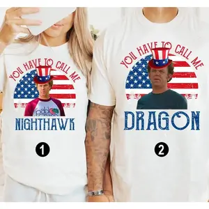 Step Brothers Couple 4th Of July Shirt Dale Doback You Have To Call Me Dragon Nighthawk Boats Hoes And Freedom Parody Graphic Tee Unisex Matching Holiday Top Patriotic Independence Day Casual Apparel