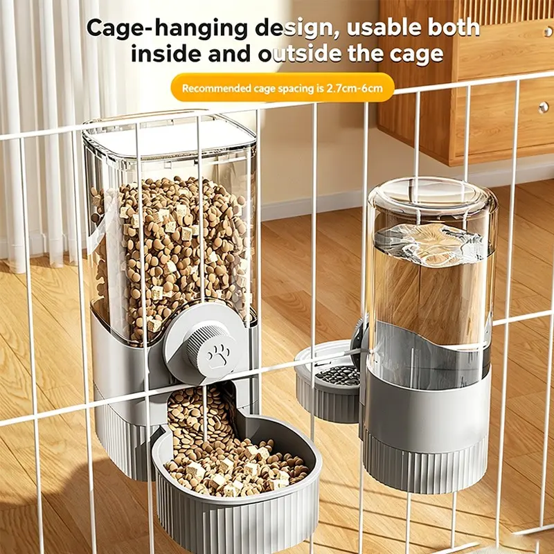 Automatic Pet Watering Machine, Hanging Dog Bowl, Cat Drinking Fountain, Rabbit Food Dish, Automatic Feeder & Waterer for Dogs Cats Rabbits