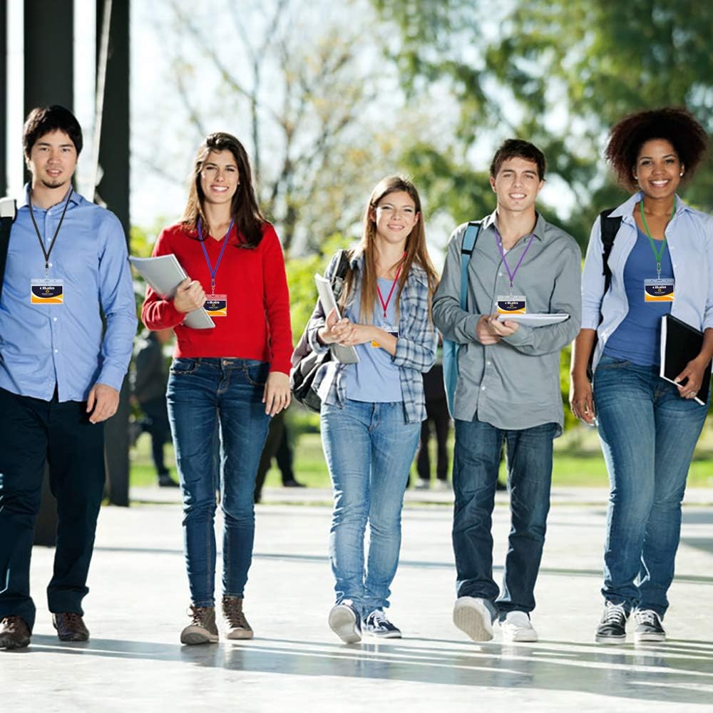 Badge Lanyards Flat Lanyard Swivel Hooks Durably  Bulk lanyards with Clip