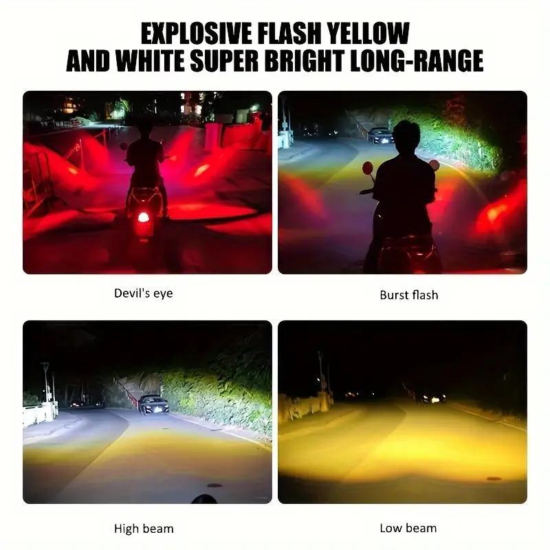 External LED Lights For Car & Motorcycles, High Brightness Car Work Light, Off Road LED Light Bar, Universal Car External LED Light, Car Accessories