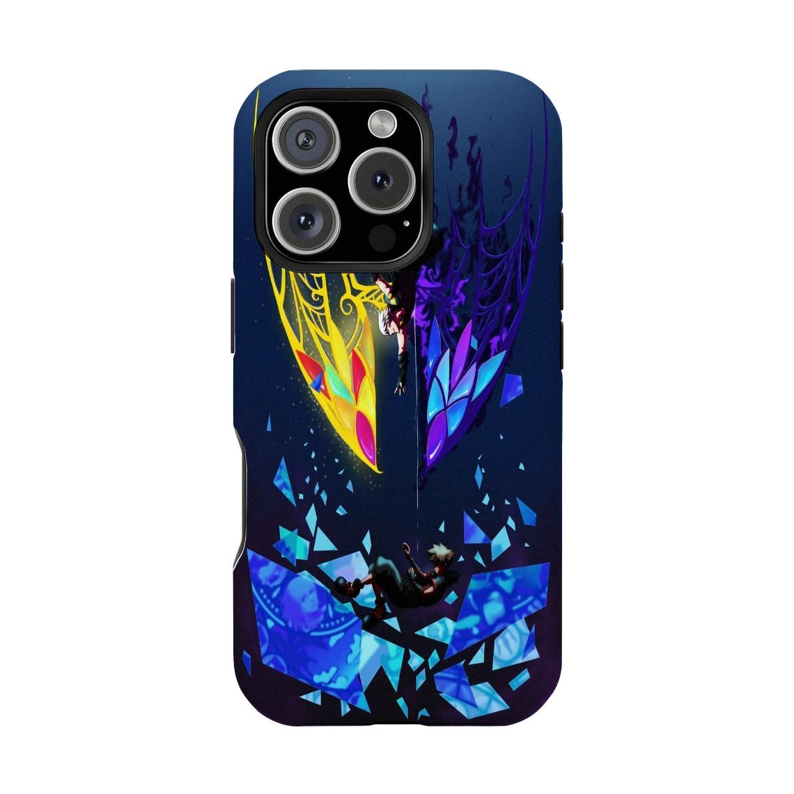 Kingdom Hearts Double-layer durable phone Cases For iPhone 17 16 15 14 13 12 Promax Pro Plus, hard shell protection ,Unique design,best Gift