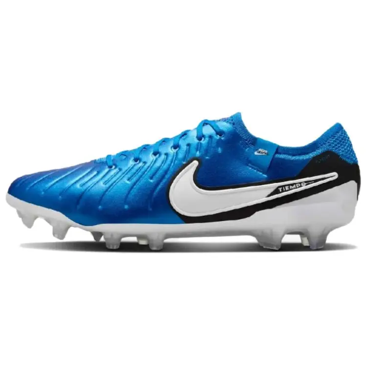 Nike Tiempo Legend 10 Men's Lightweight Breathable Anti-Slip Durable Football Shoes in Blue and White Trending Shoes, House White Official Shoes to Get / Maison Mihara