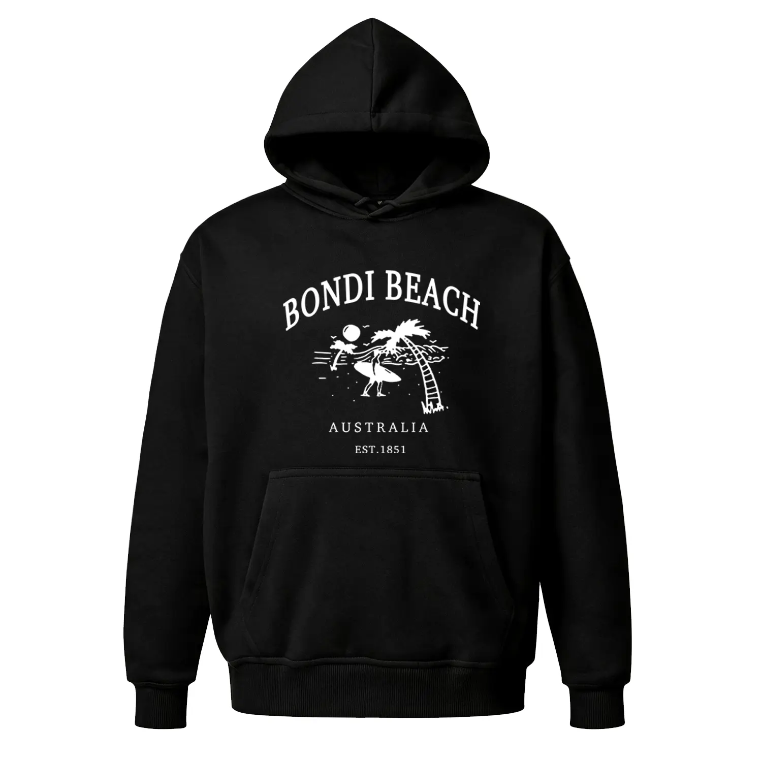 Vintage Bondi Beach Australia Hoodie, Oversized Y2K Graphic Sweatshirt, Retro 90s Surf Pullover, Cozy Fleece Unisex Top, Coastal Travel Aesthetic Outfit, Trendy Souvenir Gift for Traveler