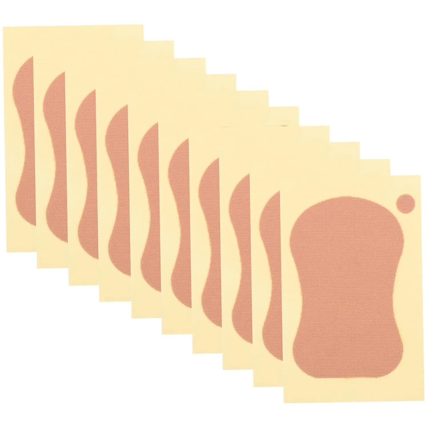 12 Count Underarm Shields, Disposable Self-Adhesive Sweat Pads for Long Day Wear, Cut and Apply, Sticks Firmly, 12x7cm for Men and Women, Cut Apply, Long Wear, Self-Stick, Body Care
