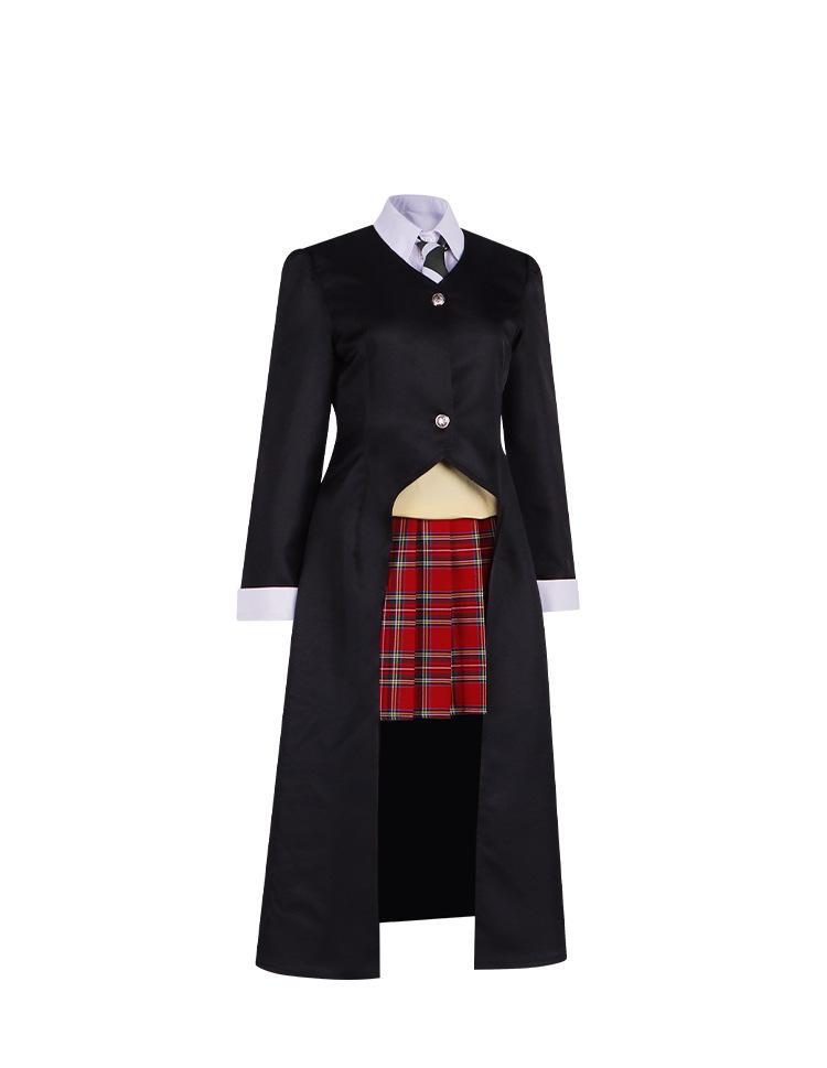 Maka Albarn Cosplay Anime Soul Eater Costume Women Girl Skirt Uniform Suit Wig Halloween Party Role Play Outfit Maka Cos Prop